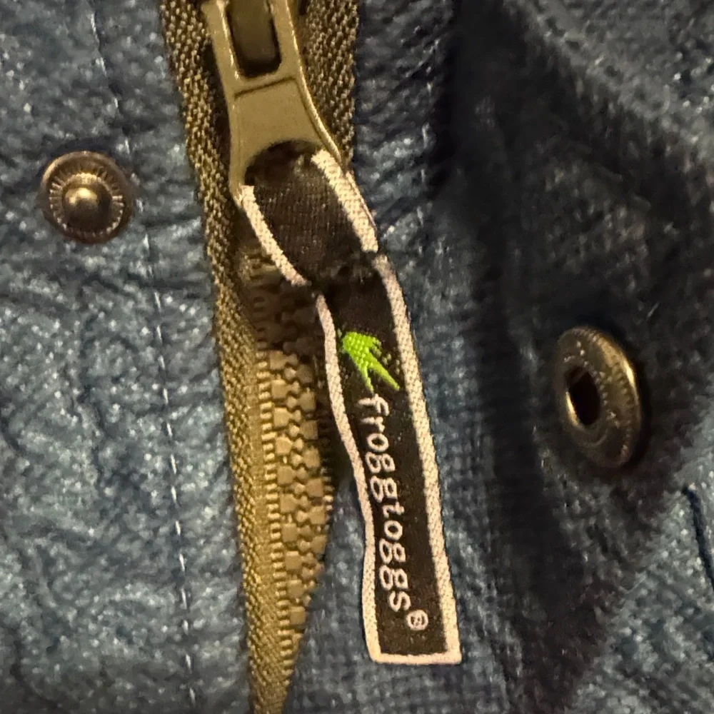 Versatile Blue Hooded Utility Jacket